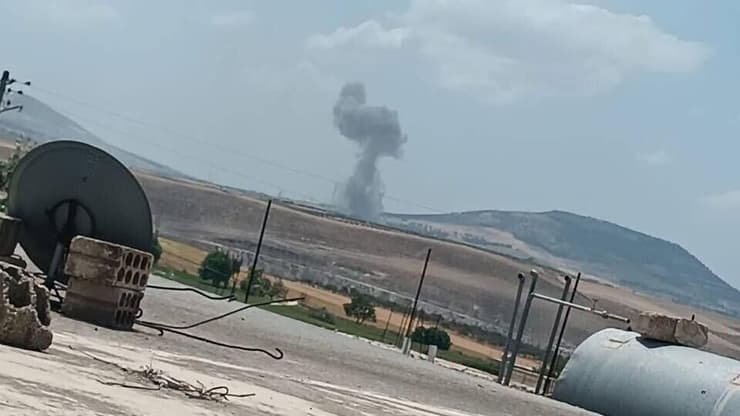 דיווח באל-מיאדין ובתקשורת הסורית על תקיפות ישראליות חדשות באזור חמה בסוריה