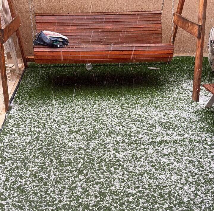 ברד בדימונה