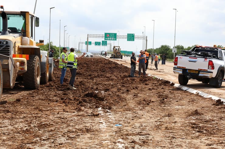 זירת הנפילה בנתב"ג