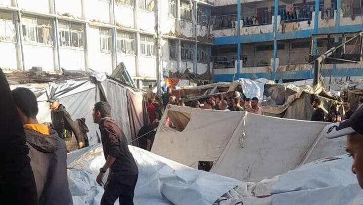 תקיפה במחנה אל-בורייג׳ ברצועת עזה