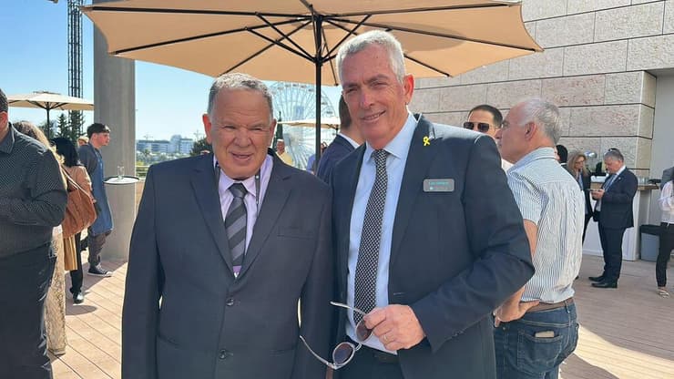 ליאור גלפנד ואייל שמואלי יזמי תערוכת התיירות השנתית הבינלאומית IMTM (צילום: אטל מנשה) ליאור גלפנד ואייל שמואלי יזמי תערוכת התיירות השנתית הבינלאומית IMTM