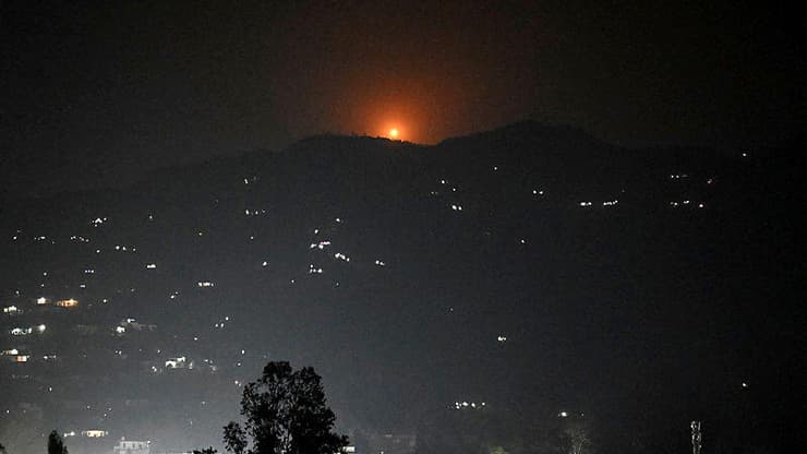 אש במחוז פונץ' בהודו