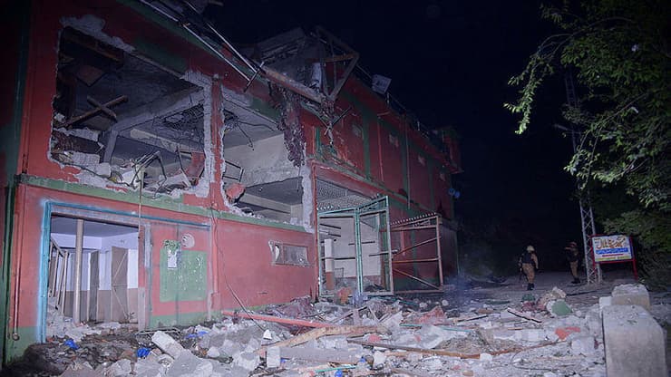 פינוי תושבים בעיר מוזפרבד בפקיסטן בעקבות התקיפות של הודו 