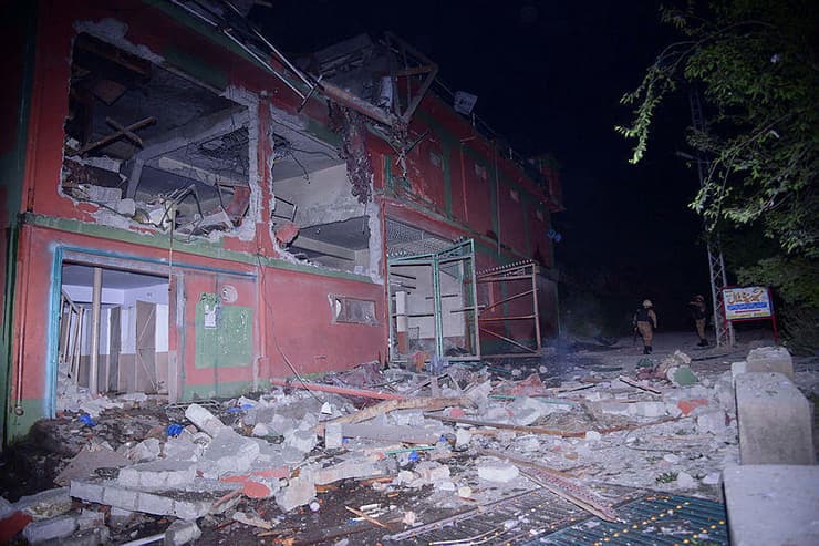 פינוי תושבים בעיר מוזפרבד בפקיסטן בעקבות התקיפות של הודו 