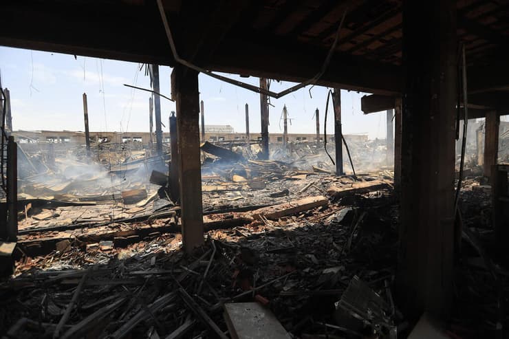 ההרס בנמל התעופה בצנעא