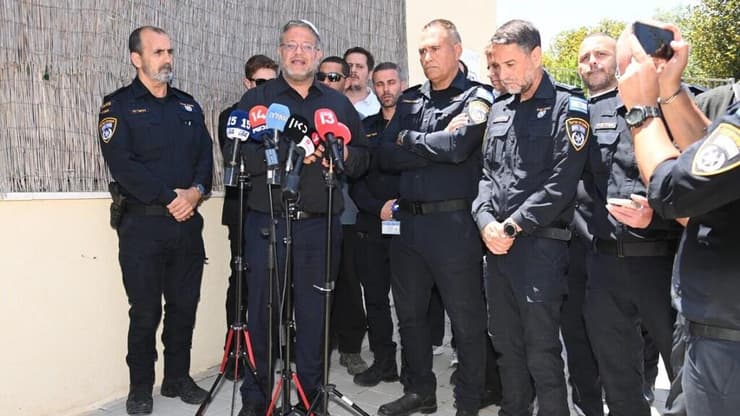 השר איתמר בן גביר בהצהרה על פעילות המשטרה בכפרים הערביים