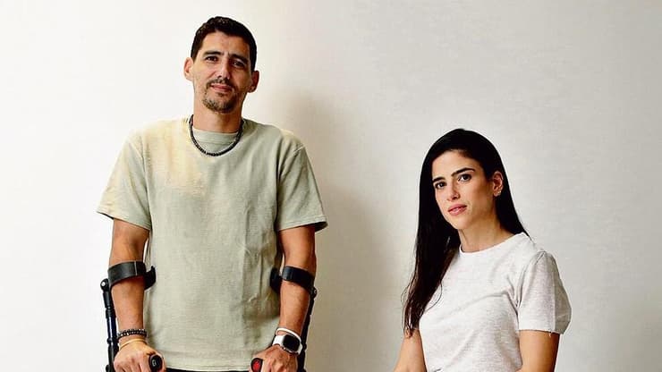 אייל כהן ואשתו אסתי. "אמרתי לה שאני מאוד מצטער, כי ידעתי מה היא הולכת לעבור" (צילום: ריאן פרויס) אייל כהן ואשתו אסתי