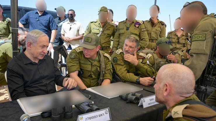 ראש הממשלה בנימין נתניהו בביקור חטיבה 5 בצאלים