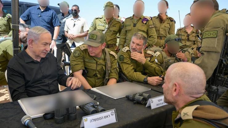 ראש הממשלה בנימין נתניהו בביקור חטיבה 5 בצאלים