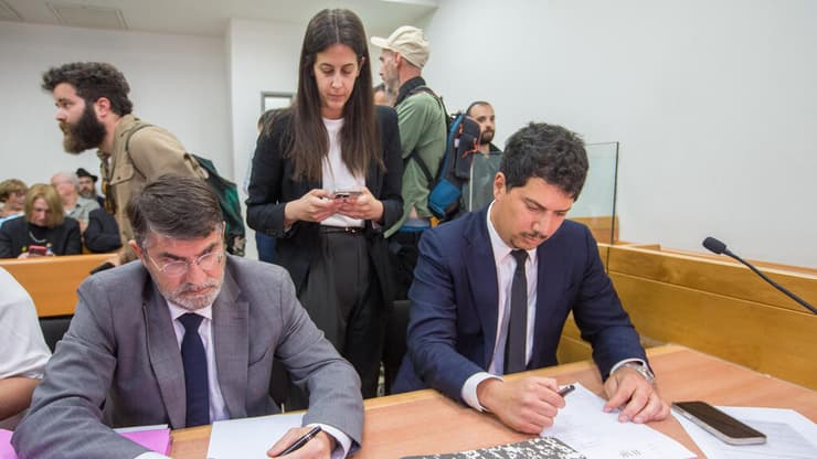 דיון הארכת מעצרו של יונתן אוריך בביהמ"ש השלום ראשל"צ