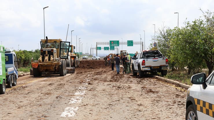 זירת הנפילה בנתב"ג