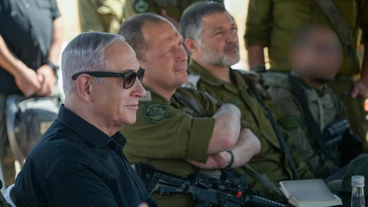 ראש הממשלה בנימין נתניהו בביקור חטיבה 5 בצאלים