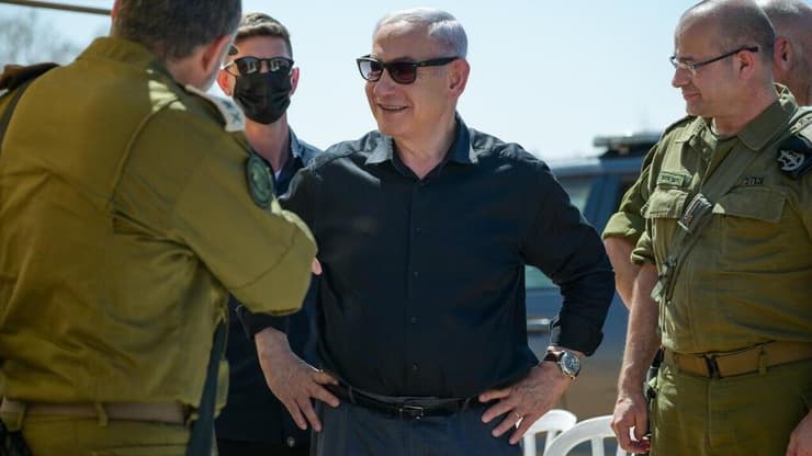 ראש הממשלה בנימין נתניהו בביקור חטיבה 5 בצאלים