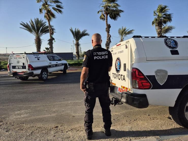 זירת הירי בנגב סמוך לתחנת הדלק ביישוב תל שבע