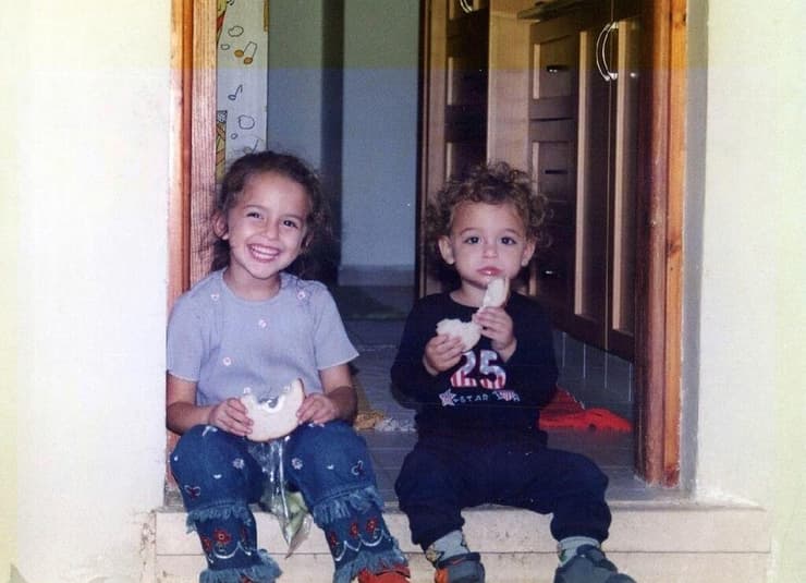 נועם ואורן בילדותם. מאז שהיינו ילדים, יכולנו להרגיש אחד את השנייה בלי הרבה מילים והסברים    