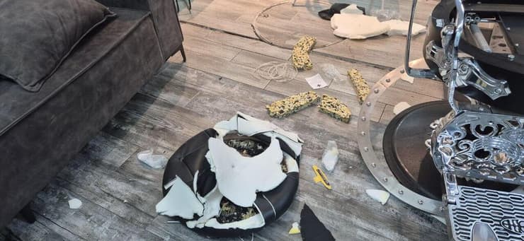 המספרה בכפר ברא לאחר הרצח במקום