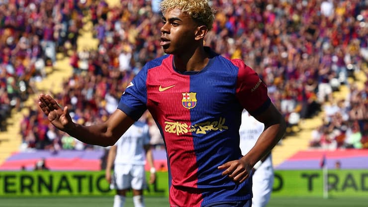 חוזה עתק. ימאל (צילום: REUTERS/Albert Gea) ימאל