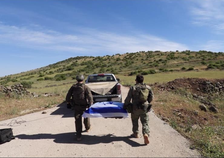 מעמד החזרת גופתו של רס״ל צביקה פלדמן ז״ל