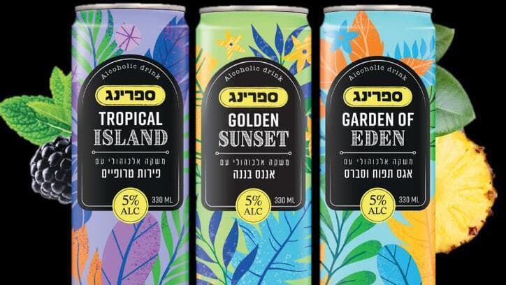 משקאות ספרינג אלכוהוליים בטעמים