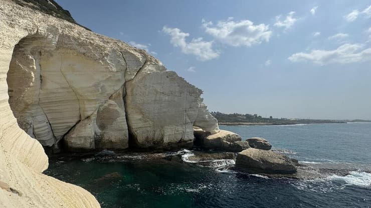 "רגל הפיל" בראש הנקרה (צילום: ליאת הלוי כהן) ראש הנקרה