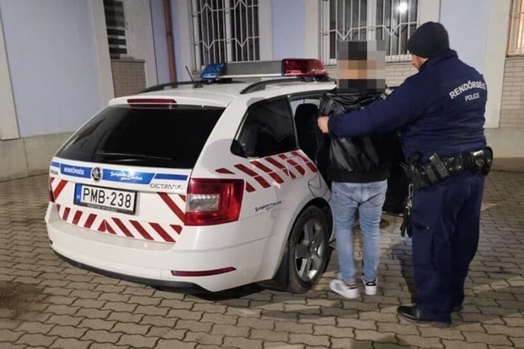 מעצר אחד הגרמנים בבודפשט