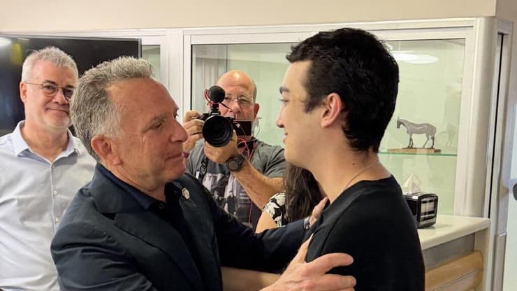 וויטקוף בביקורו האחרון בישראל בחודש מאי, לצד עידן אלכסנדר עידן אלכסנדר ווויטקוף