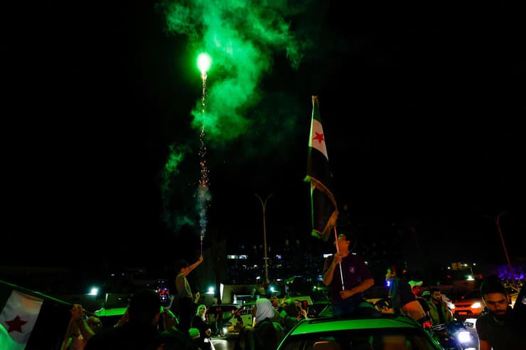 חגיגות ב סוריה אחרי נאום טראמפ