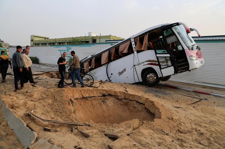 תקיפות בבית החולים האירופאי בחאן יונס