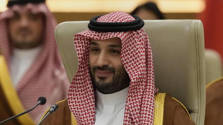 מוחמד בן סלמאן  בפסגה עם מנהיגי מדינות המפרץ בסעודיה