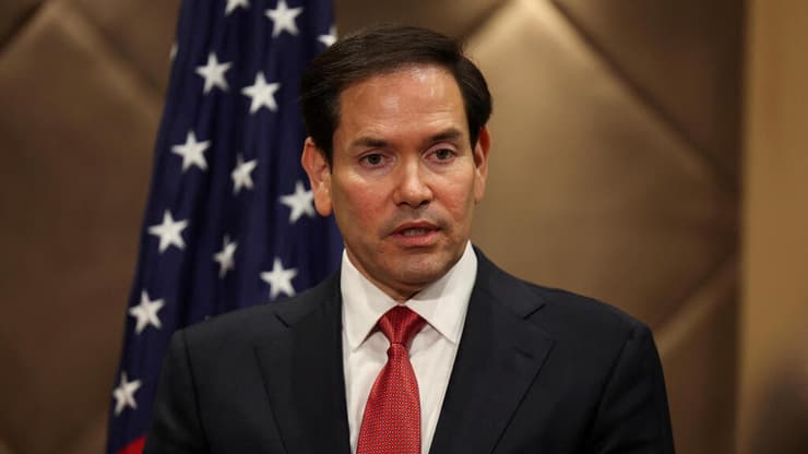 רוביו. סנקציות נגד שליחת האו"ם שהצדיקה את זוועות חמאס (צילום: רויטרס/REUTERS/Umit Bektas) מרקו רוביו