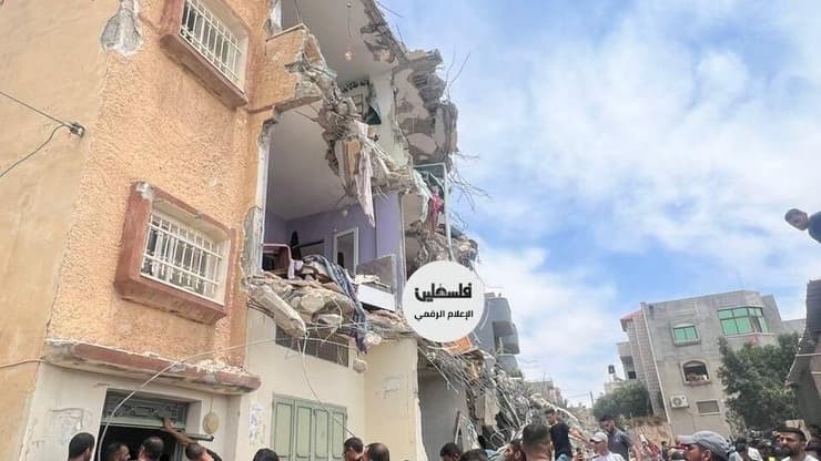 הריסות הבית שכוחות צה"ל פעלו בו בטמון