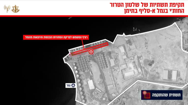 המטרות שהותקפו (צילום: דובר צה"ל) המטרות שהותקפו