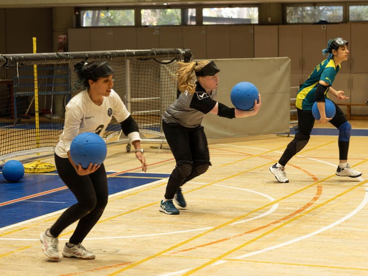 יודעות לזהות בדיוק איפה כל אחת נמצאת (צילום: יובל חן) נבחרת הכדורשער