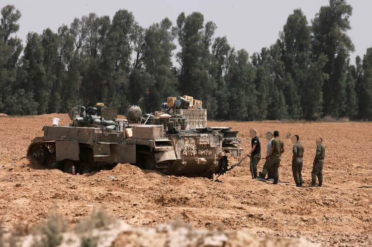 אזור התארגנות סמוך לגבול רצועת עזה