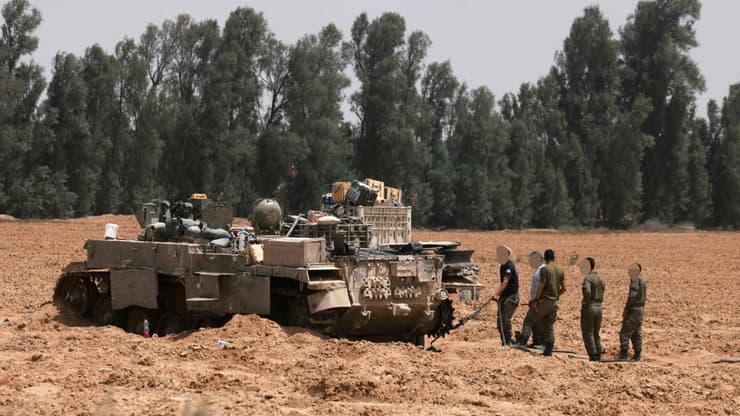 אזור התארגנות סמוך לגבול רצועת עזה