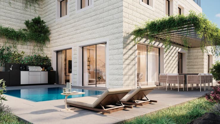 הדמיית חוץ בית בפרויקט