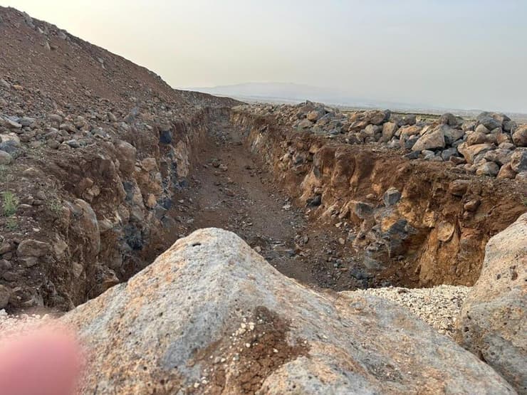 23 ק"מ כבר הושלמו. המכשול בגולן הסורי רון בן ישי בסוריה