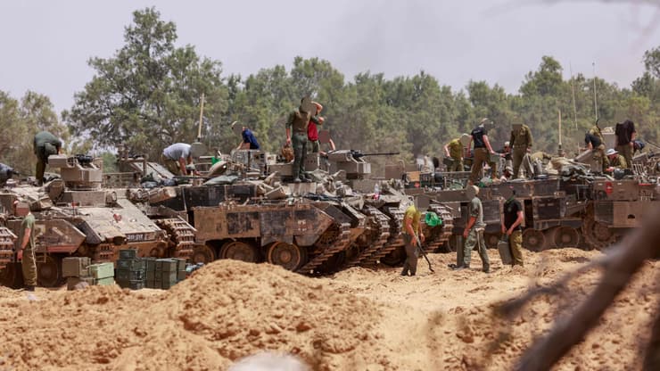 אזור התארגנות סמוך לגבול רצועת עזה