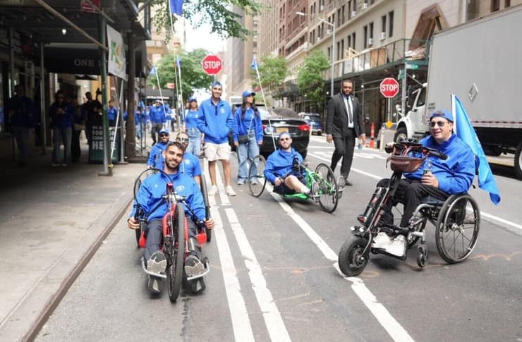 נכי צה״ל בצעדת ישראל בניו יורק