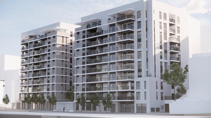 פרויקט טשרניחובסקי 51-53 (הדמיה: ביטמן בן צור אדריכלים) פרויקט טשרניחובסקי 51-53