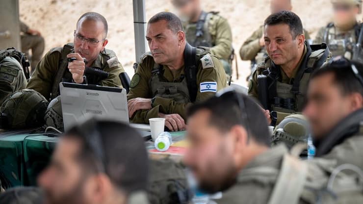 הרמטכ״ל אייל זמיר בסיור שטח והערכת מצב בצפון רצועת עזה