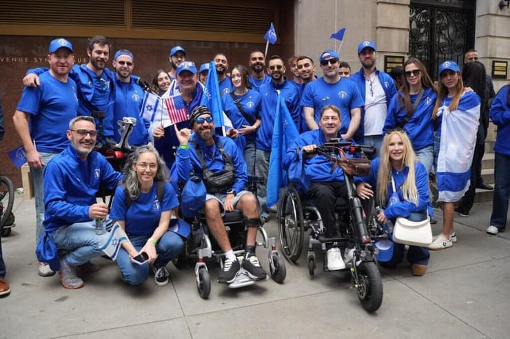 נכי צה״ל בצעדת ישראל בניו יורק