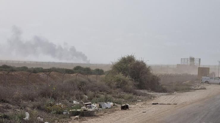 צילום: גלעד כהן תקיפות בעזה