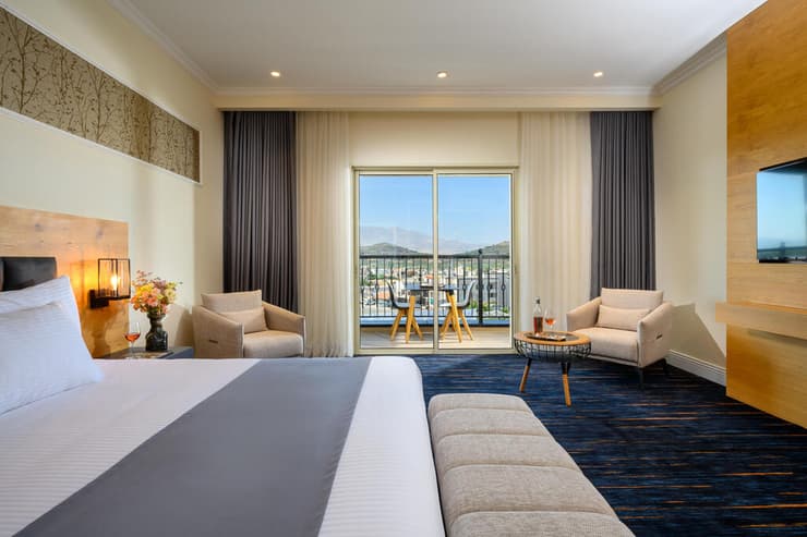 חדר במלון אוקס (צילום: איה בן עזרי) חדר במלון אוקס