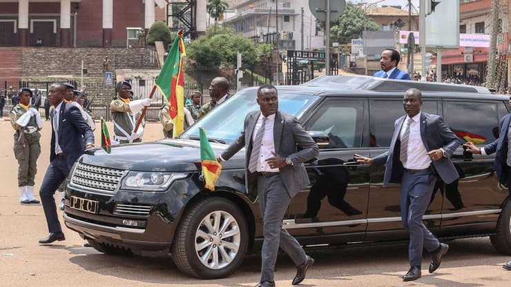 רכבו של נשיא קמרון פול בייה מאי 2024