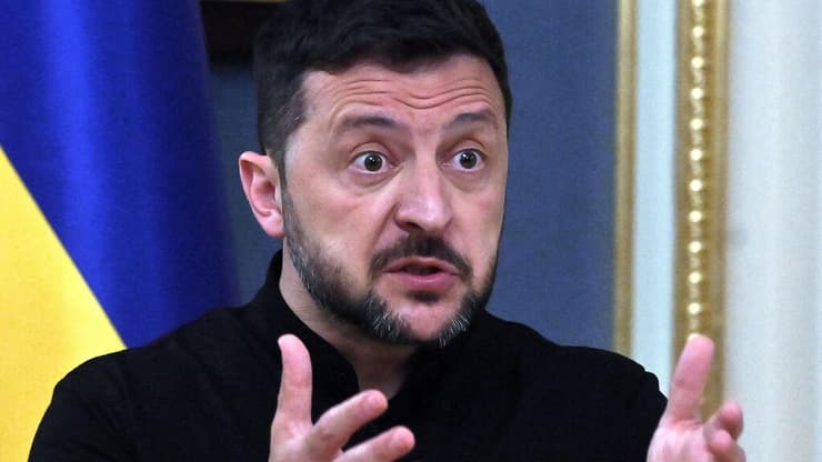 נשיא אוקראינה וולודימיר זלנסקי