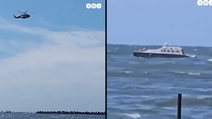 תיעוד מ התרסקות מטוס אימונים של חיל האוויר ב מצרים בחוף הים התיכון