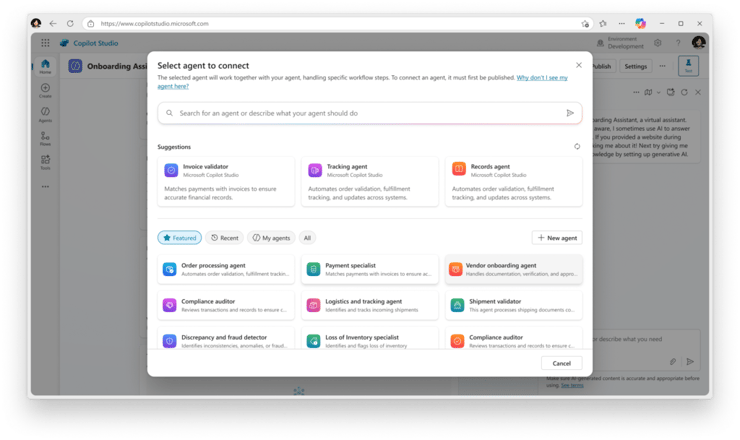 חנות הסוכנים (מיקרוסופט ) Build 2025