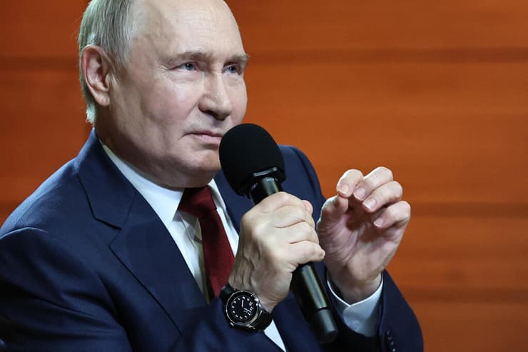 נשיא רוסיה פוטין באירוע במרכז תרבות ומדע ב סוצ'י