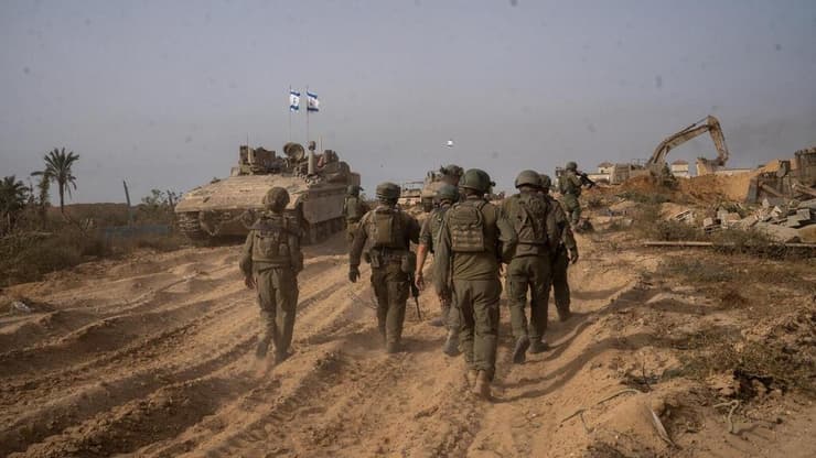  תיעוד מפעילות כוחות אוגדה 162 ברצועת עזה